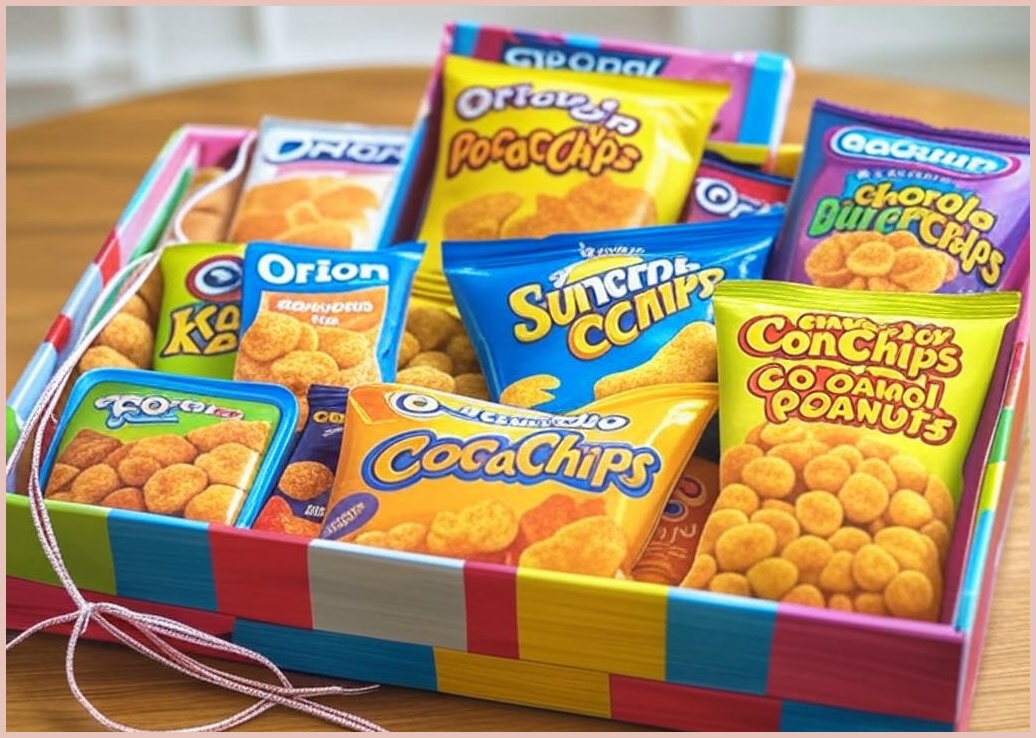 과자탐험대 리본박스 10종 종합 과자 세트) 오리온 + 포카칩 + 썬칩 + 오감자 + 꼬북칩 + 허니버터칩 + 콘칩 + 죠리퐁 + 카라멜콘땅콩 + 못말리는신짱 + 초코파이, 1세트, 10종 리본상자 과자세트