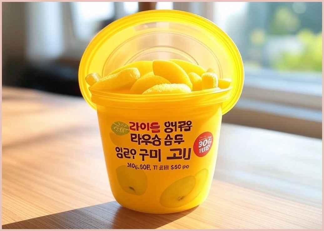 라이블링 애플쏙 옐로우 구미 애플사이다비니거 애사비 비타민 젤리 대용량 240g, 60정, 1개