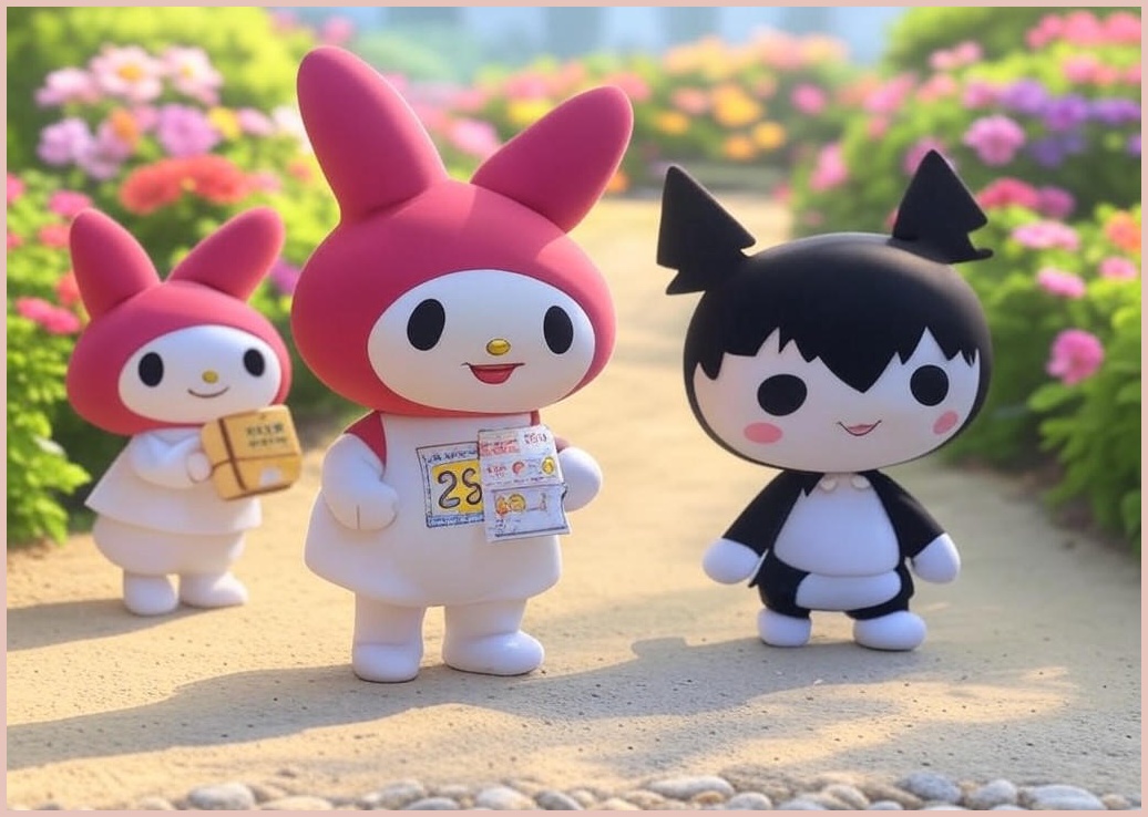 산리오캐릭터즈 마이초코 과자 25p 랜덤발송