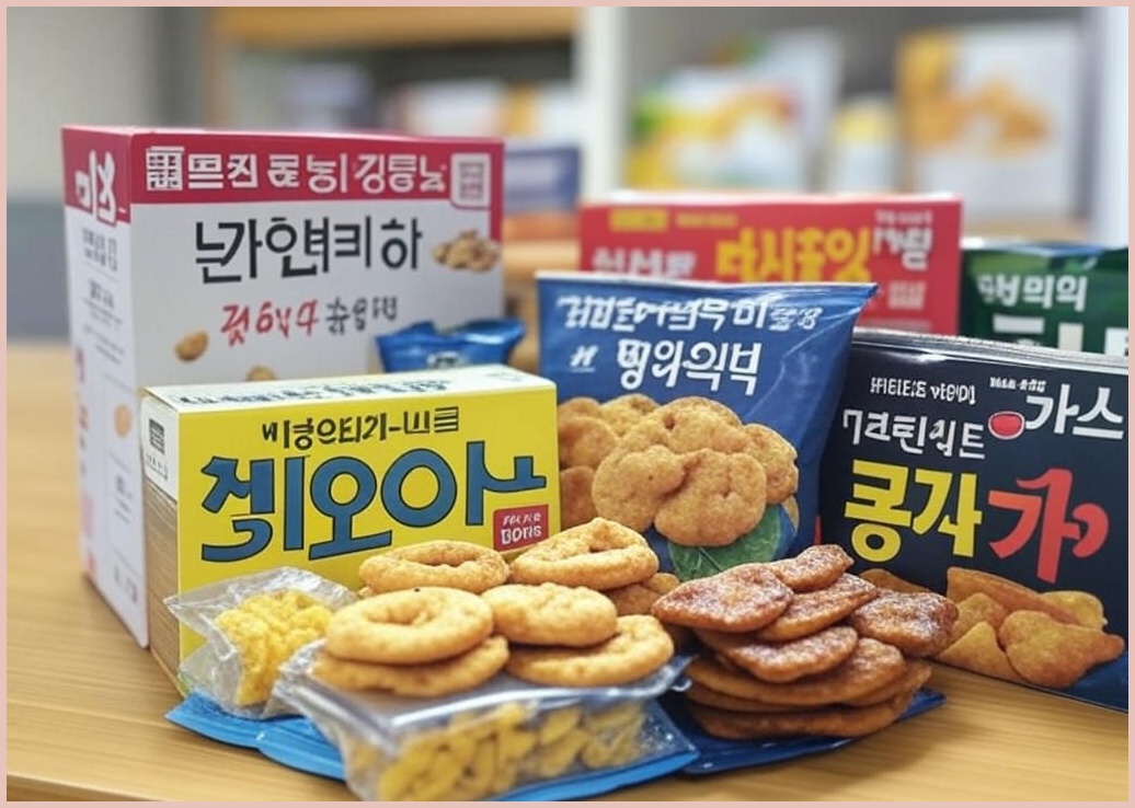 [안녕골목마켓] 사무실 탕비실 과자 세트 ( 몽쉘 생크림 몽쉘통통 카카오 카스타드 촉촉한 초코칩 후레쉬베리 ) 곽 과자 1호 , 1세트, 1개