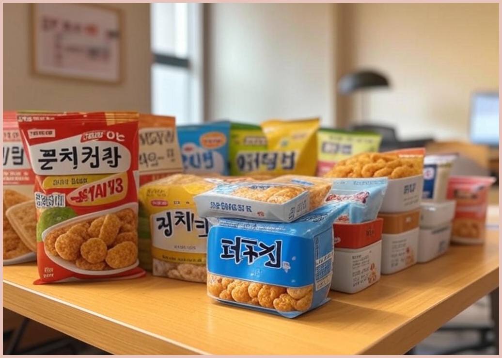 [안녕골목마켓] 사무실 탕비실 과자 세트 ( 몽쉘 생크림 몽쉘통통 카카오 카스타드 촉촉한 초코칩 후레쉬베리 소라과자 ) 곽 과자 1호 , 1세트