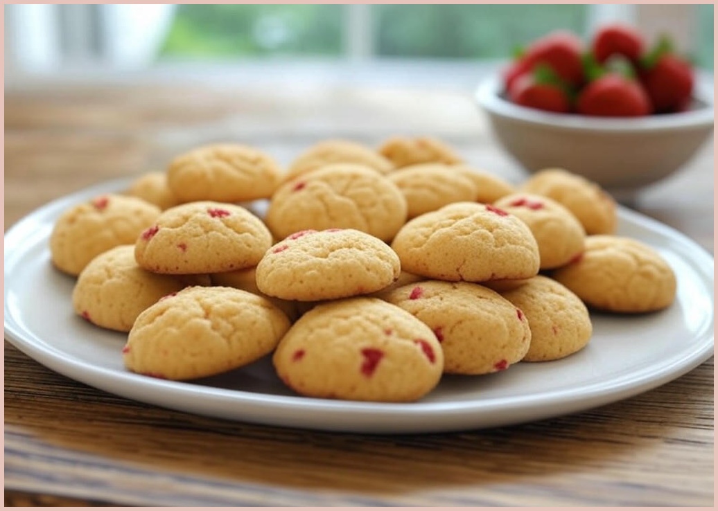 재미스 잼있는 미니딸기쿠키